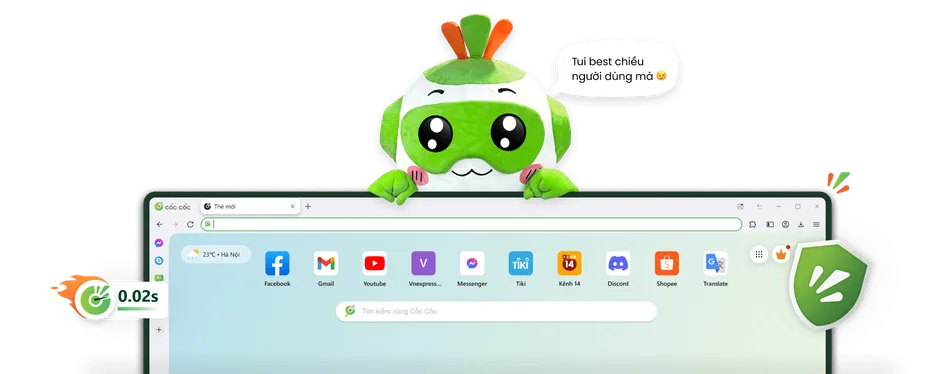 The optimized web browser for Vietnamese